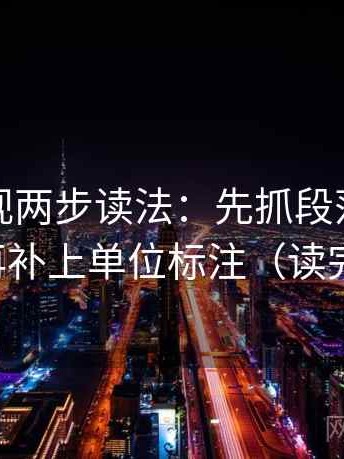 星辰影视两步读法：先抓段落是不是跳层，再补上单位标注（读完更清楚）